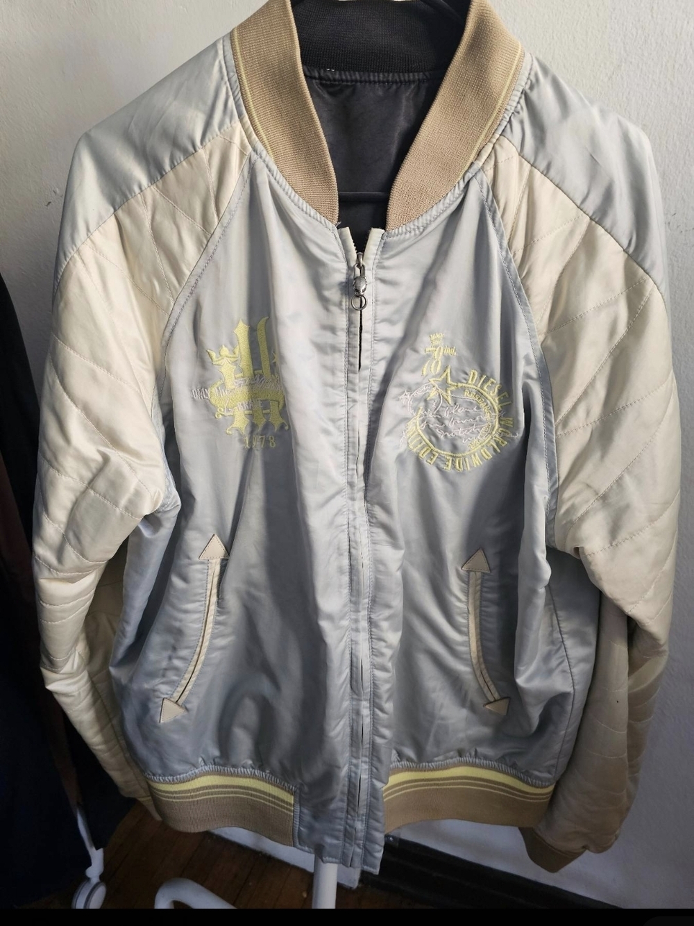 ★Rare DIESEL Reversible Souvenir Jacket Y2K
